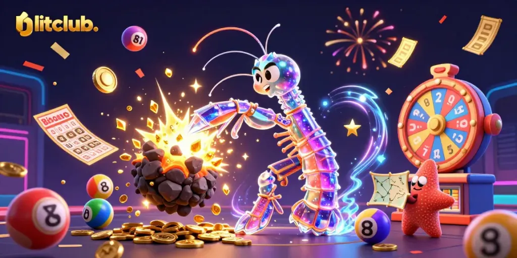 Engage with hitclub. through an explosive jackpot scene showcasing dynamic games and vibrant visuals.